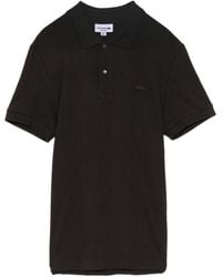 Lacoste - Ribbed Logo Polo Shirt - Lyst