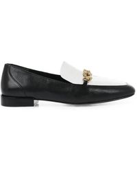 Tory Burch - Gardenia Crocodile-Effect Horsebit Loafers - Lyst