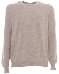 Fedeli - Slim-Fit Crew-Neck Sweater - Lyst