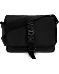 Moschino - Logo-Plaque Messenger Bag - Lyst