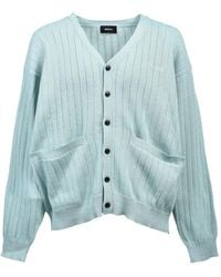 BREATH - Ribbed Button Cardigan - Lyst