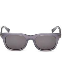 ZEGNA - Geometric-Frame Sunglasses - Lyst