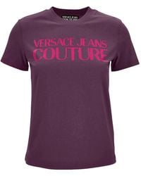 Versace Jeans Couture - Logo-Print T-Shirt - Lyst