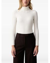Twinset - Jersey De Canalé Con Cuello Vuelto - Lyst