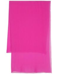Max Mara - Sheer Silk Scarf - Lyst