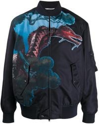 Valentino Garavani - Dragons Garden Bomber Jacket - Lyst