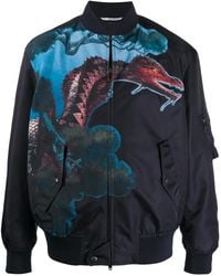 Valentino Garavani - ヴァレンティノ プリント ボンバージャケット - Lyst
