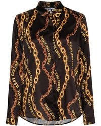 Versace Jeans Couture - Chain Couture-Print Shirt - Lyst