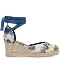 Missoni - Espadrilles En Maille À Motif Zig-Zag Et Liens À Nouer - Lyst