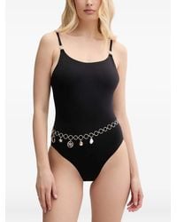 Guess - Badpak Verfraaid Met Bedel - Lyst