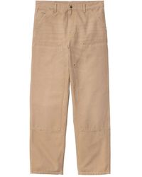 Carhartt - Katoenen Broek Met Patch - Lyst