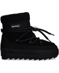 Juicy Couture - Logo-Tag Snow Boots - Lyst