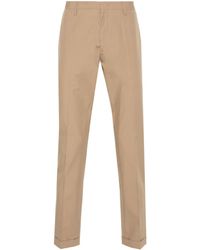 Paul Smith - Pressed-crease Cotton Trousers - Lyst