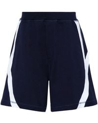DSquared² - Contrasting-trim Track Shorts - Lyst