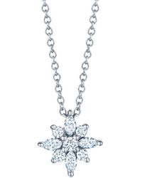 Kwiat - 18Kt Diamond Star Petite Pendant - Lyst