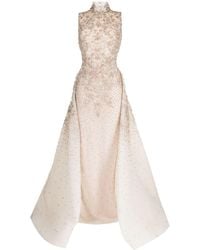 Saiid Kobeisy - Crystal-embellished Open-back Gown - Lyst