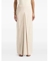 Manière De Voir - Regine Linen A-Line Maxi Skirt - Lyst