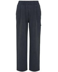 WOOYOUNGMI - Elastic-Waistband Pleated Track Pants - Lyst