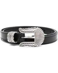 KATE CATE - Thin Kim Leather Belt - Lyst