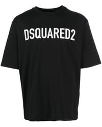 DSquared² - Camiseta con logo estampado - Lyst
