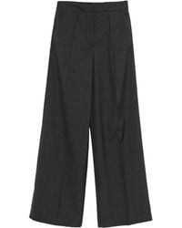 JOSEPH - Pleated Wide-leg Trousers - Lyst