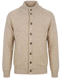 Altea - Button-Up High-Neck Cardigan - Lyst
