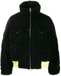 Facetasm Zipped Oversized Jacket - Black