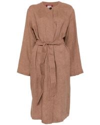 Max Mara - Mini Linen Dress For - Lyst