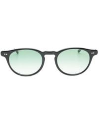 Lesca - Bref Round-Frame Sunglasses - Lyst