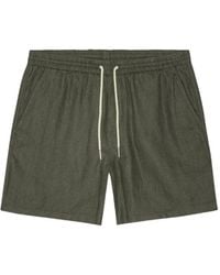 NN07 - Shorts aus Leinen mit Kordelzug - Lyst