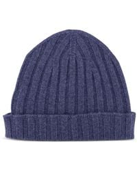 FILIPPO DE LAURENTIIS - Ribbed-Knit Cashmere Beanie Hat - Lyst