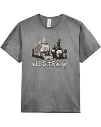 WESTFALL - T-Shirt Mit Grafischem Print - Lyst