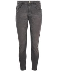 Eleventy - Faded-Effect Tapered Jeans - Lyst