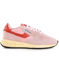 Autry - Logo-Patch Panelled Sneakers - Lyst