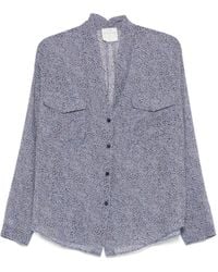 forte_forte - Printed Pocket Shirt - Lyst