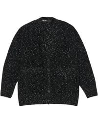 Bimba Y Lola - Melierter Cardigan mit V-Ausschnitt - Lyst