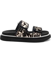 Hogan - Double-Strap Flat Sandals - Lyst