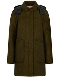 Moorer - Hooded Single-Breasted Coat - Lyst
