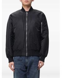 DISCLAIMER - Logo-Print Bomber Jacket - Lyst