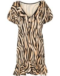 Parlor - Abito Con Ruches - Lyst