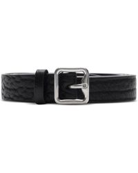 Burberry - B-buckle Leather Belt - Lyst