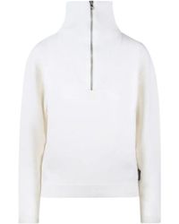 Courreges - Pull À Logo Brodé - Lyst