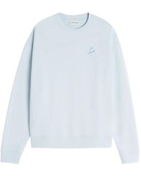 Café Kitsuné - Logo-Embroidered Sweatshirt - Lyst