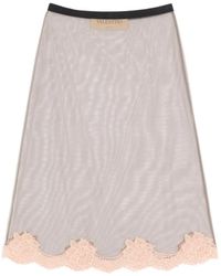 Valentino Garavani - Tulle Midi Skirt - Lyst