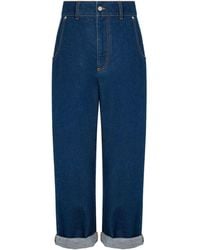 Moschino - Cuffed Jeans - Lyst