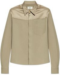 Ami Paris - Camicia Con Colletto A Punta - Lyst