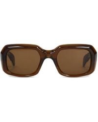 Jacques Marie Mage - Medium Aldo Rectangle-Frame Sunglasses - Lyst