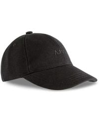 A.P.C. - Casquette Charlie À Logo Brodé - Lyst