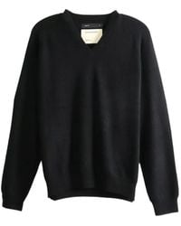 Frenckenberger - V-Neck Long-Sleeve Sweater - Lyst