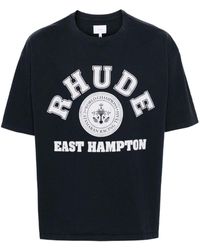 Rhude - Hampton Catamaran Logo-Print T-Shirt - Lyst
